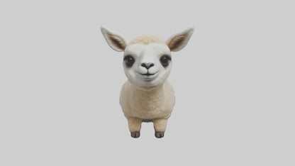 3D model Babyllama Model 1 VR / AR / low-poly