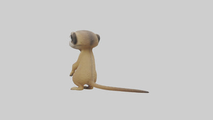 3D model Babymeerkat Model 1 VR / AR / low-poly