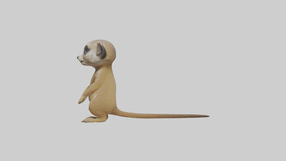 3D model Babymeerkat Model 1 VR / AR / low-poly