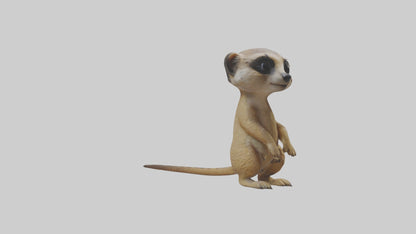 3D model Babymeerkat Model 1 VR / AR / low-poly