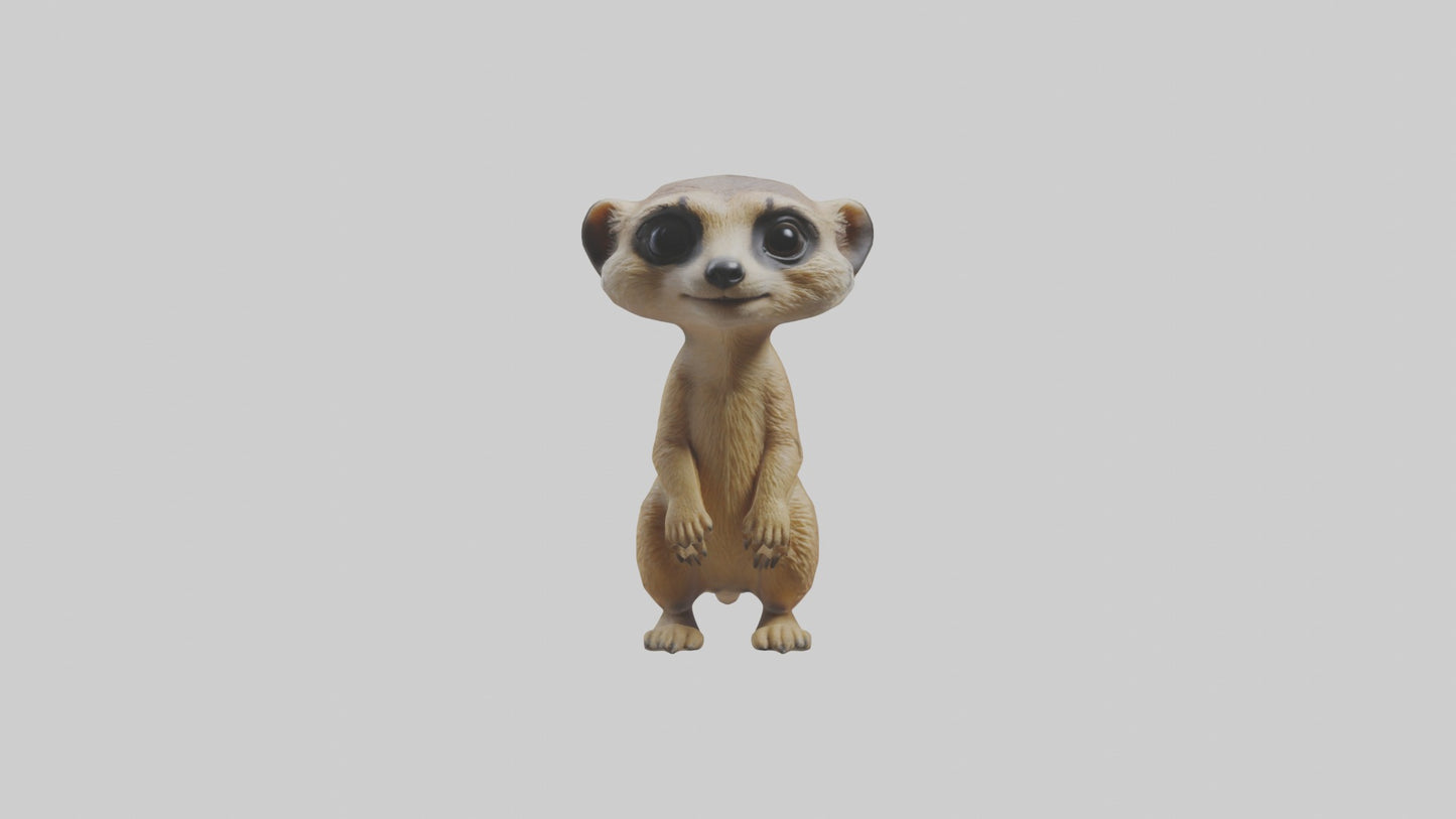 3D model Babymeerkat Model 1 VR / AR / low-poly