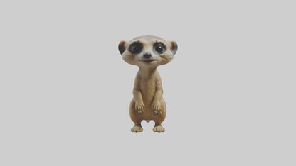 3D model Babymeerkat Model 1 VR / AR / low-poly