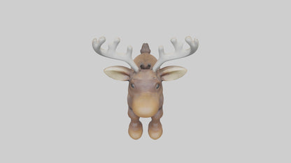 3D model Babymoose Model 1 VR / AR / low-poly