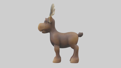3D model Babymoose Model 1 VR / AR / low-poly