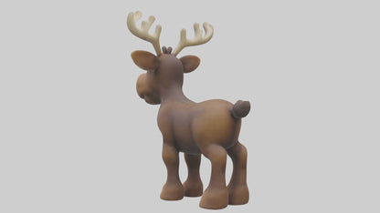 3D model Babymoose Model 1 VR / AR / low-poly