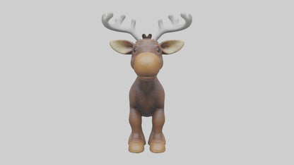 3D model Babymoose Model 1 VR / AR / low-poly