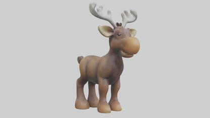 3D model Babymoose Model 1 VR / AR / low-poly
