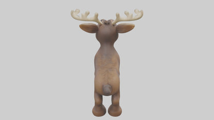 3D model Babymoose Model 1 VR / AR / low-poly