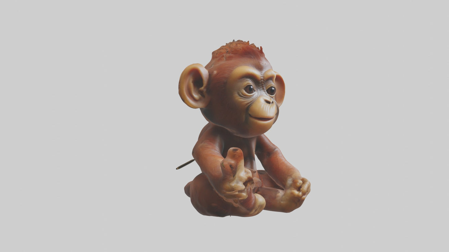 3D model Babyorangutan Model 1 VR / AR / low-poly