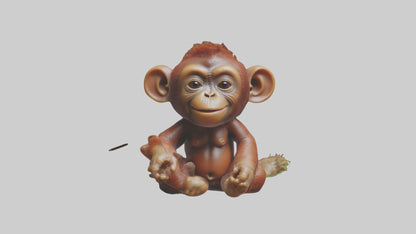 3D model Babyorangutan Model 1 VR / AR / low-poly