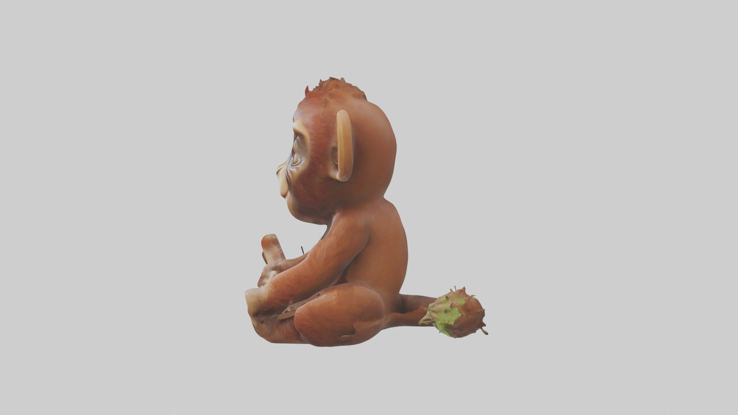 3D model Babyorangutan Model 1 VR / AR / low-poly