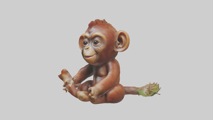 3D model Babyorangutan Model 1 VR / AR / low-poly