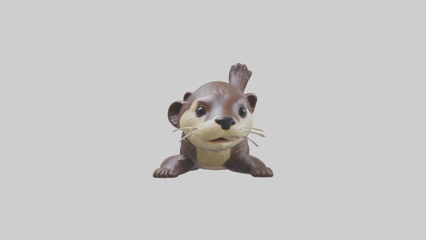 3D model Babyotter Model 1 VR / AR / low-poly