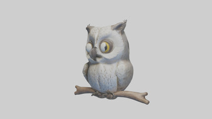 3D model Babyowl Model 1 VR / AR / low-poly