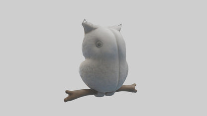 3D model Babyowl Model 1 VR / AR / low-poly
