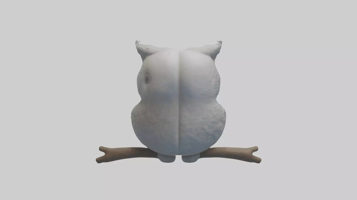 3D model Babyowl Model 1 VR / AR / low-poly