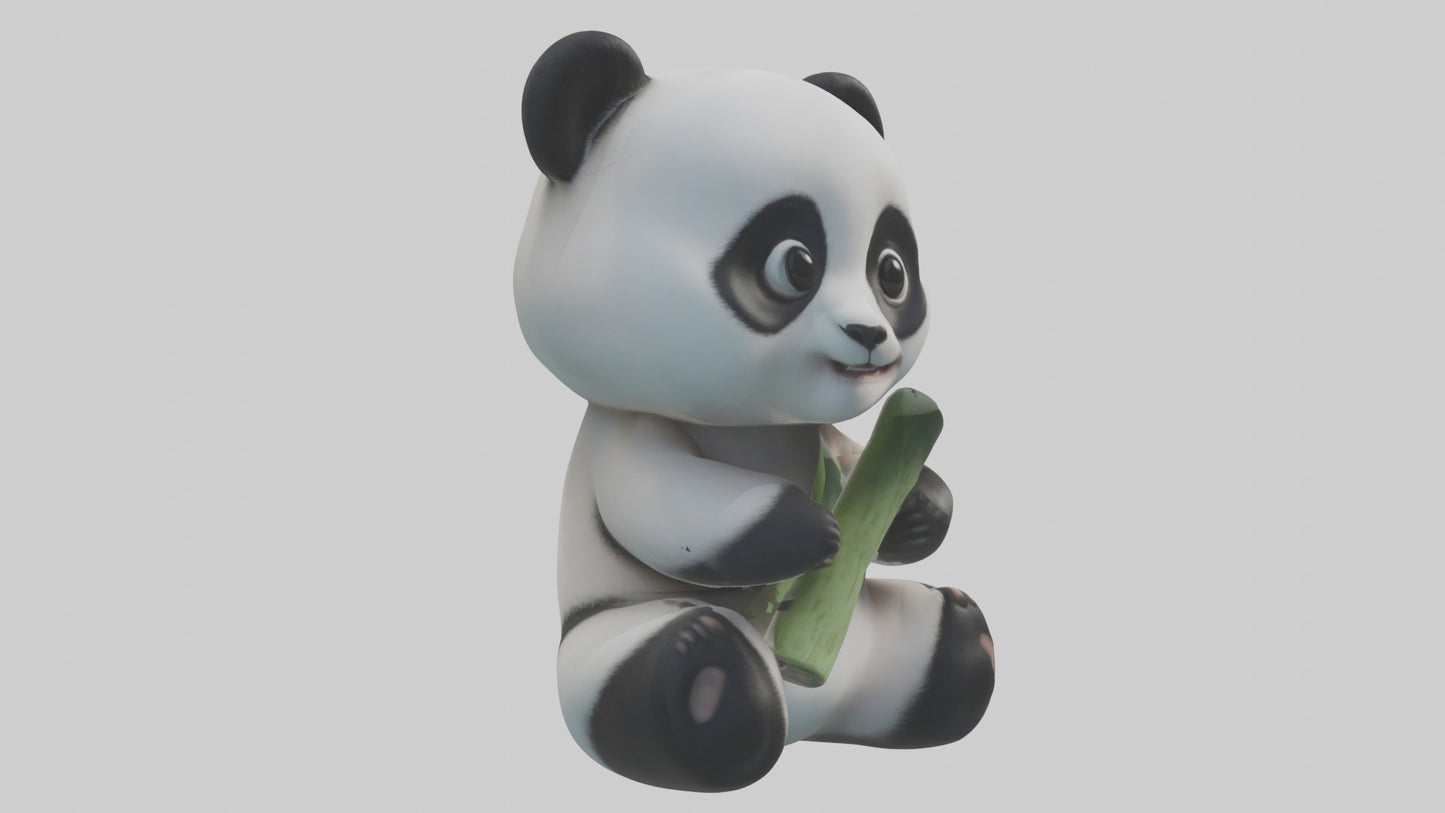 3D model Babypanda Model 1 VR / AR / low-poly