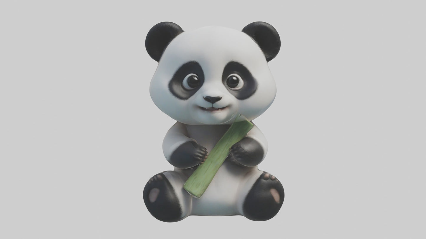 3D model Babypanda Model 1 VR / AR / low-poly