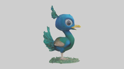 3D model Babypeacock Model 1 VR / AR / low-poly