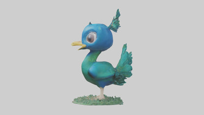 3D model Babypeacock Model 1 VR / AR / low-poly