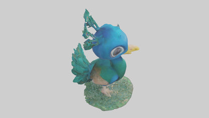 3D model Babypeacock Model 1 VR / AR / low-poly