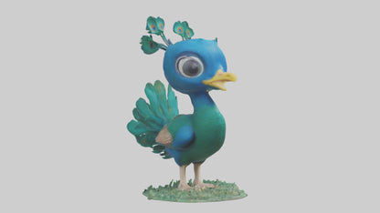 3D model Babypeacock Model 1 VR / AR / low-poly