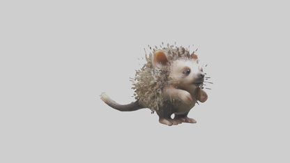 3D model Babyporcupine Model 1 VR / AR / low-poly