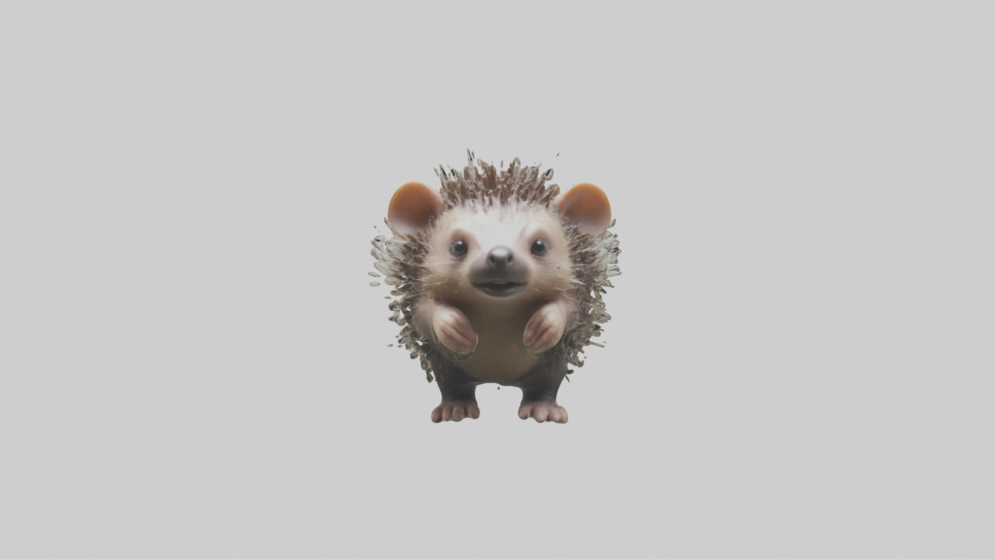 3D model Babyporcupine Model 1 VR / AR / low-poly