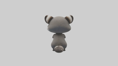 3D model Babyraccoon Model 1 VR / AR / low-poly