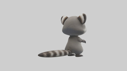 3D model Babyraccoon Model 1 VR / AR / low-poly