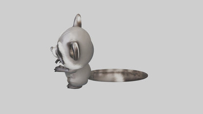 3D model Babyraccoon Model 1 VR / AR / low-poly