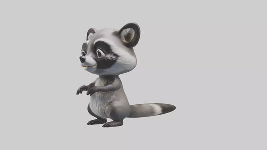 3D model Babyraccoon Model 1 VR / AR / low-poly