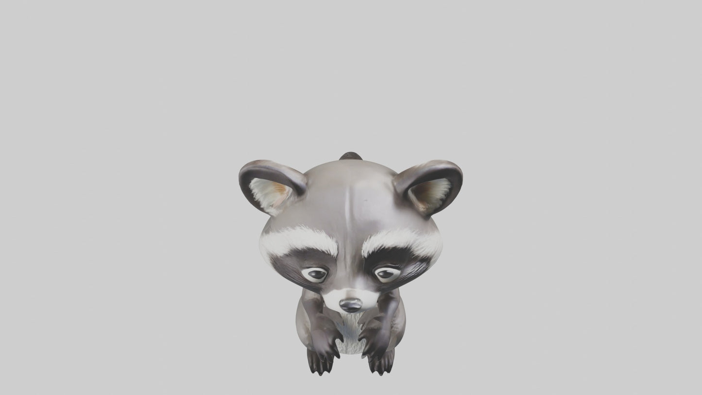 3D model Babyraccoon Model 1 VR / AR / low-poly