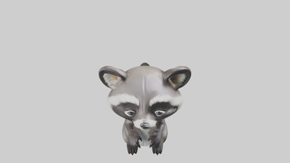 3D model Babyraccoon Model 1 VR / AR / low-poly
