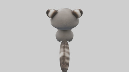 3D model Babyraccoon Model 1 VR / AR / low-poly