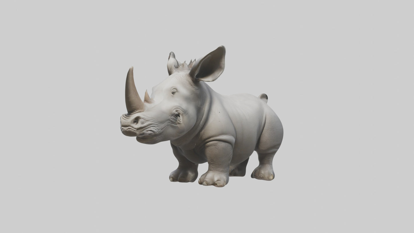 3D model Babyrhinoceros Model 1 VR / AR / low-poly