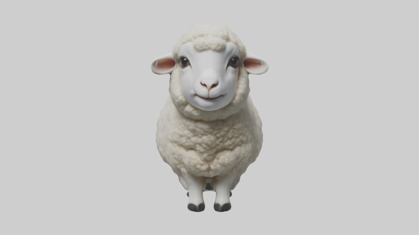 3D model Babysheep Model 1 VR / AR / low-poly
