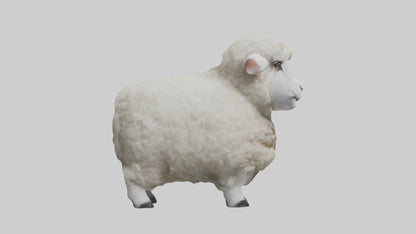 3D model Babysheep Model 1 VR / AR / low-poly