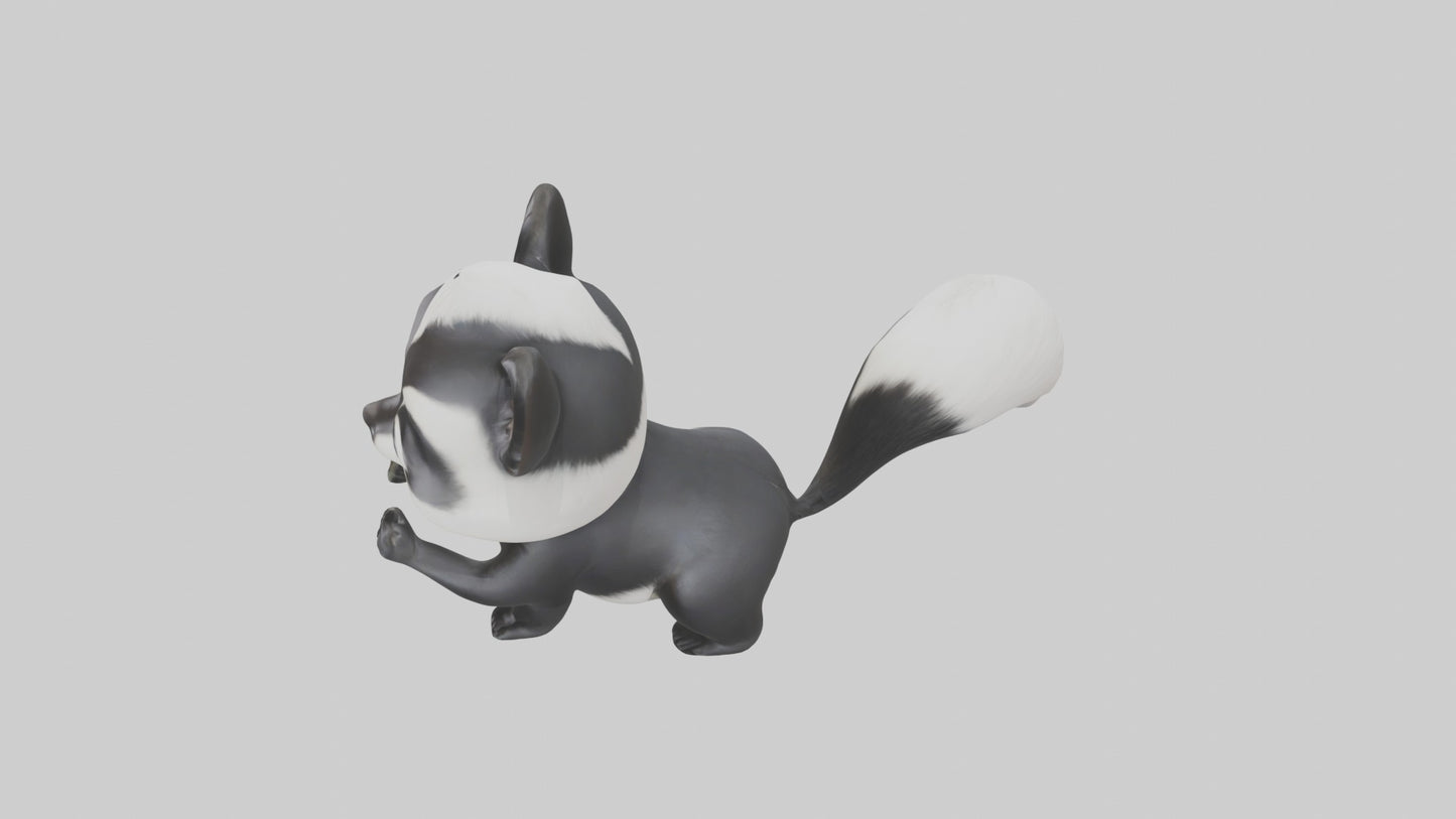 3D model Babyskunk Model 1 VR / AR / low-poly