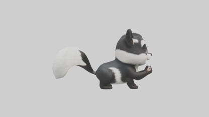 3D model Babyskunk Model 1 VR / AR / low-poly