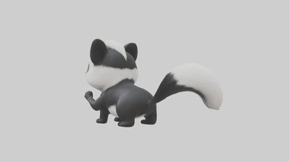 3D model Babyskunk Model 1 VR / AR / low-poly