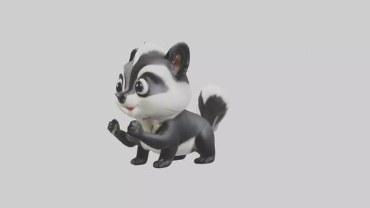 3D model Babyskunk Model 1 VR / AR / low-poly