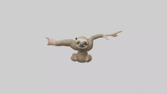 3D model Babysloth Model 1 VR / AR / low-poly