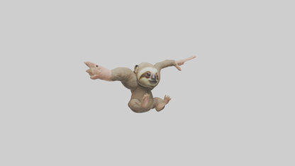 3D model Babysloth Model 1 VR / AR / low-poly