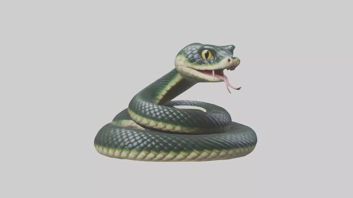 3D model Babysnake Model 1 VR / AR / low-poly