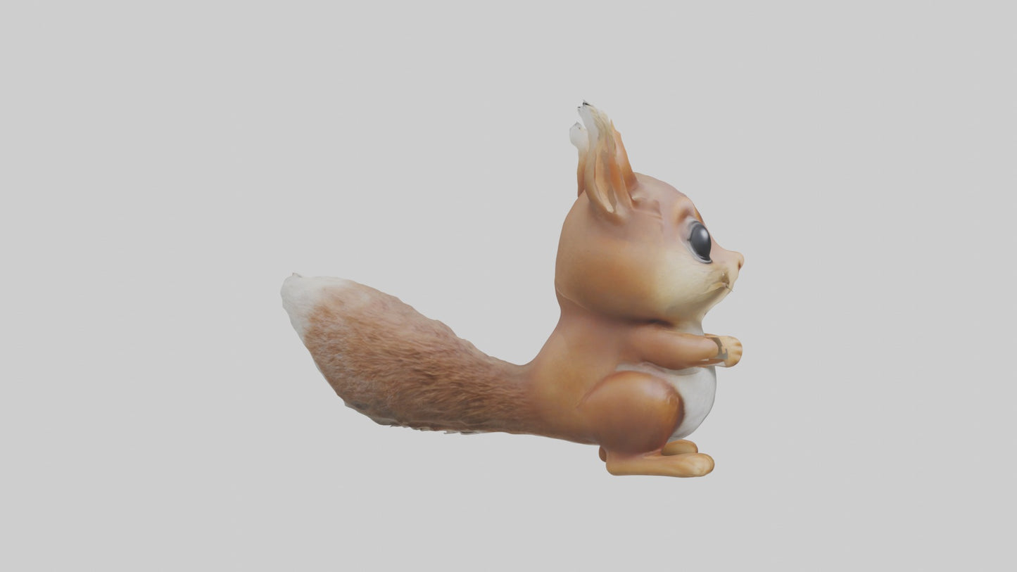 3D model Babysquirrel Model 1 VR / AR / low-poly