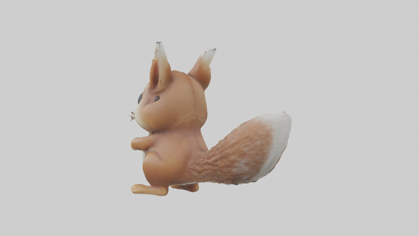 3D model Babysquirrel Model 1 VR / AR / low-poly