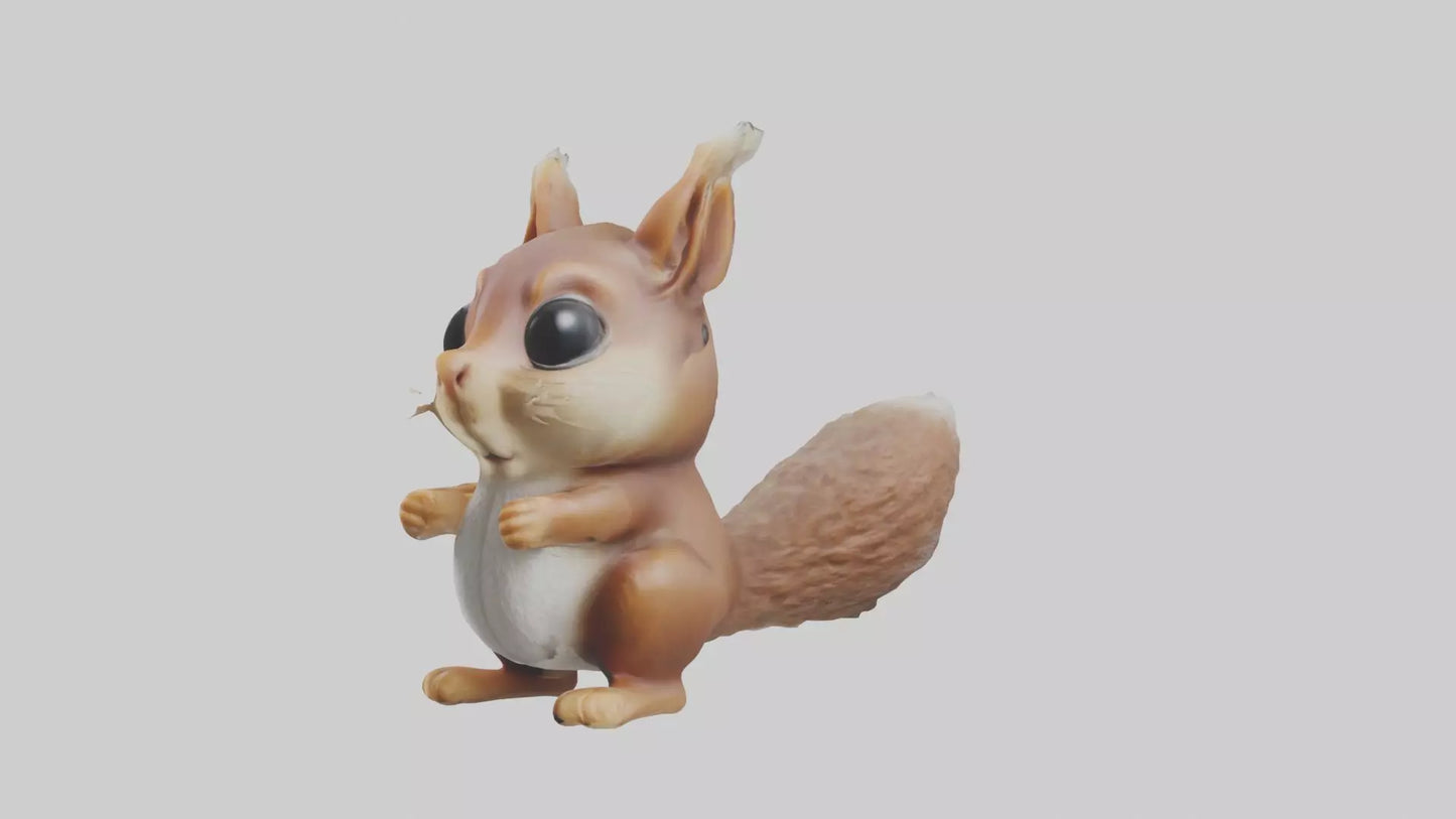 3D model Babysquirrel Model 1 VR / AR / low-poly