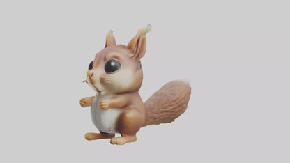 3D model Babysquirrel Model 1 VR / AR / low-poly