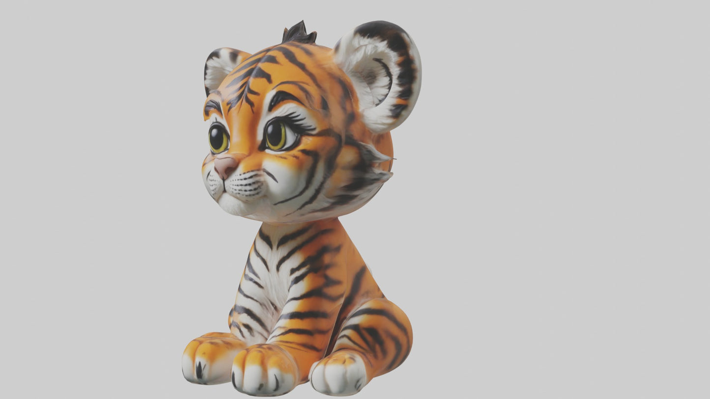 3D model Babytiger Model 1 VR / AR / low-poly